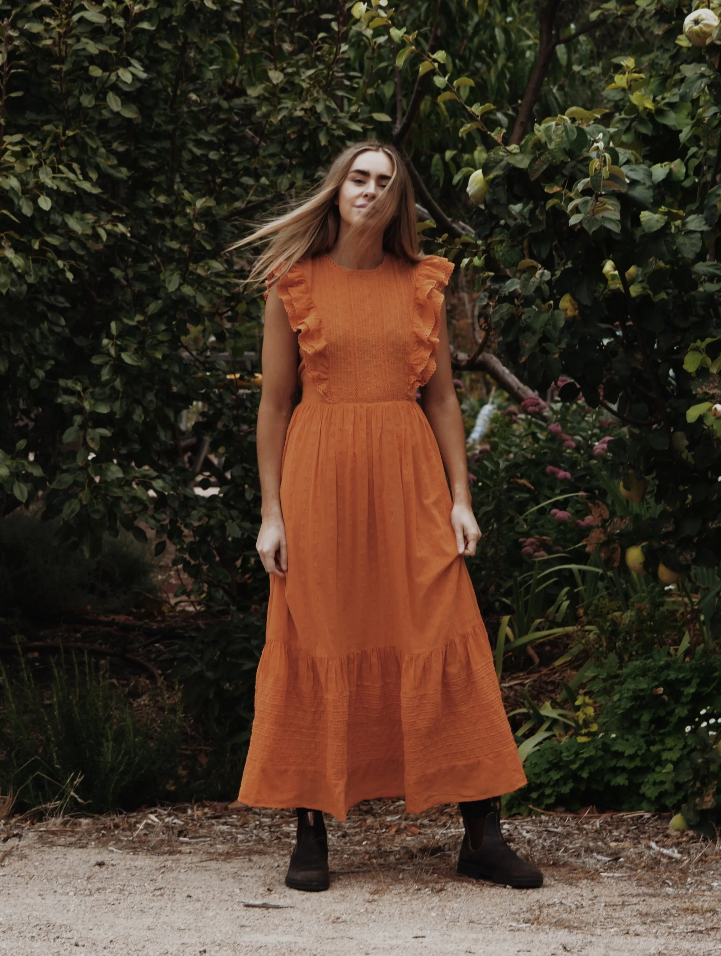 ARLINGTON DRESS AUTUMN MAPLE