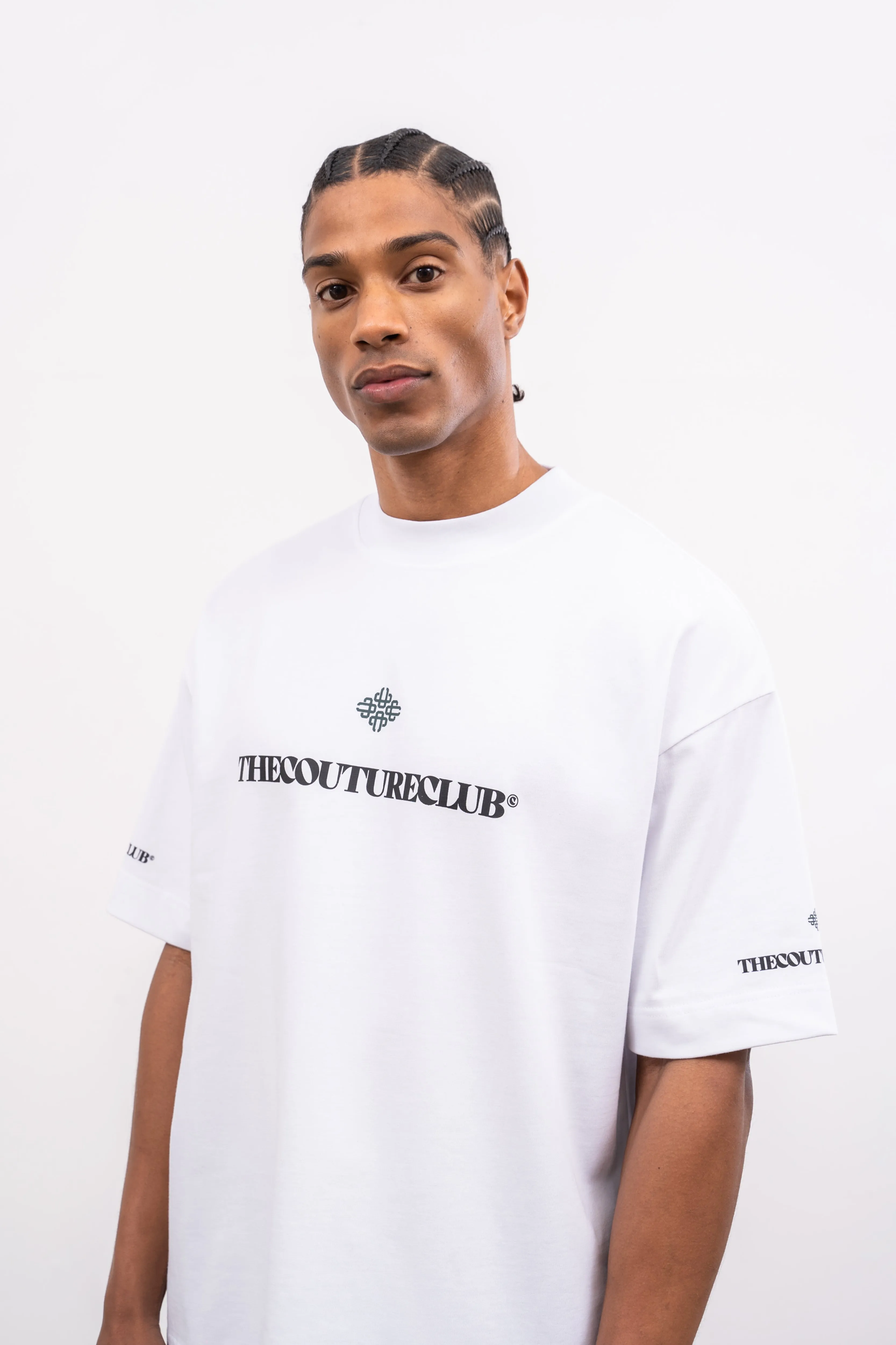 EMBLEM COPYRIGHT T-SHIRT - WHITE