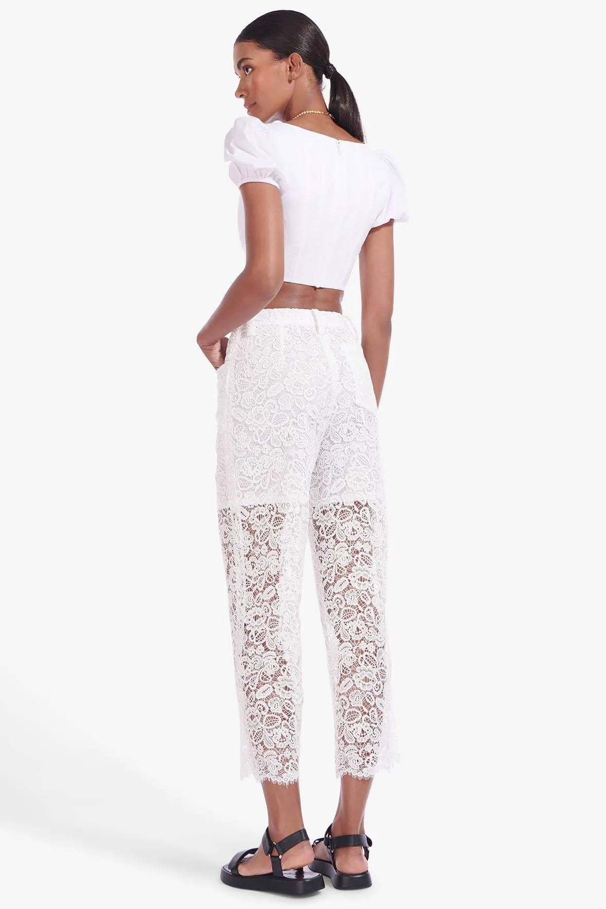 LOUISE PANT | WHITE