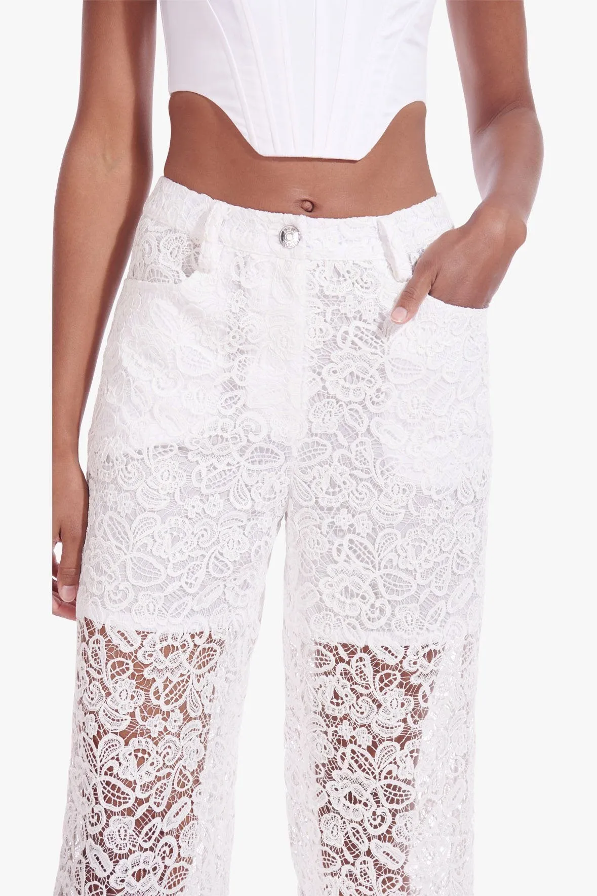 LOUISE PANT | WHITE