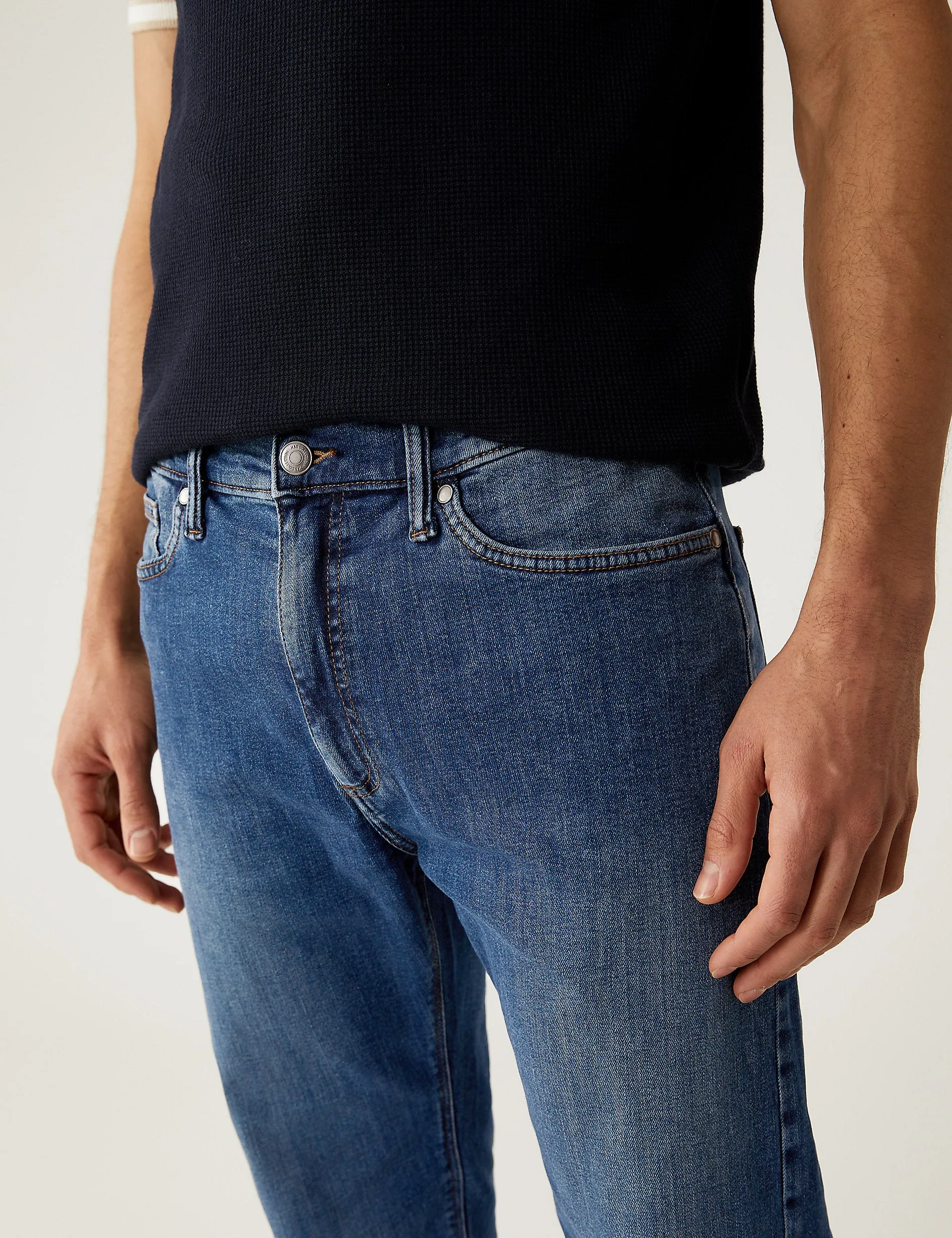 Marks & Spencer Straight Stretch Jeans