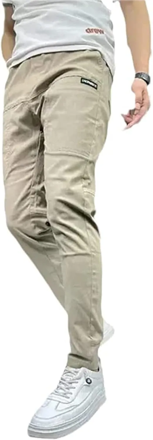 Multipants - High Stretch Multi-Pocket Durable Cargo Pants, MenComfy Drawstring Loose Casual Pants for Everyday Wear