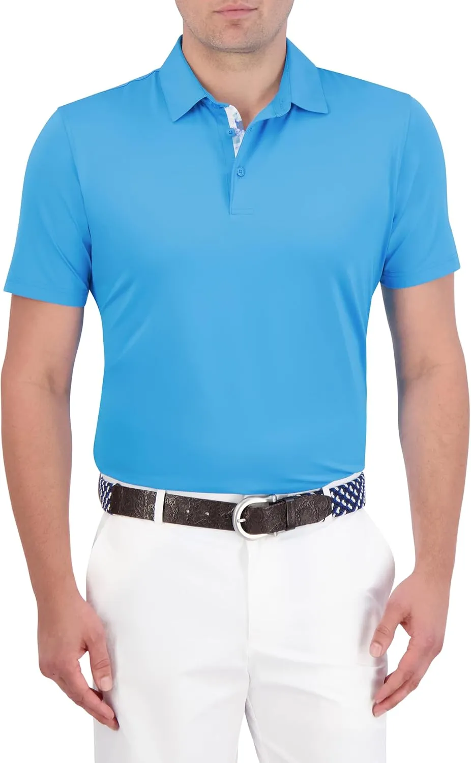 Robert Graham Men's Axelsen Polo Short Sleeve Knit Golf Shirt