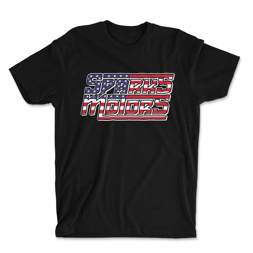 Sparks Motors Flag Tee