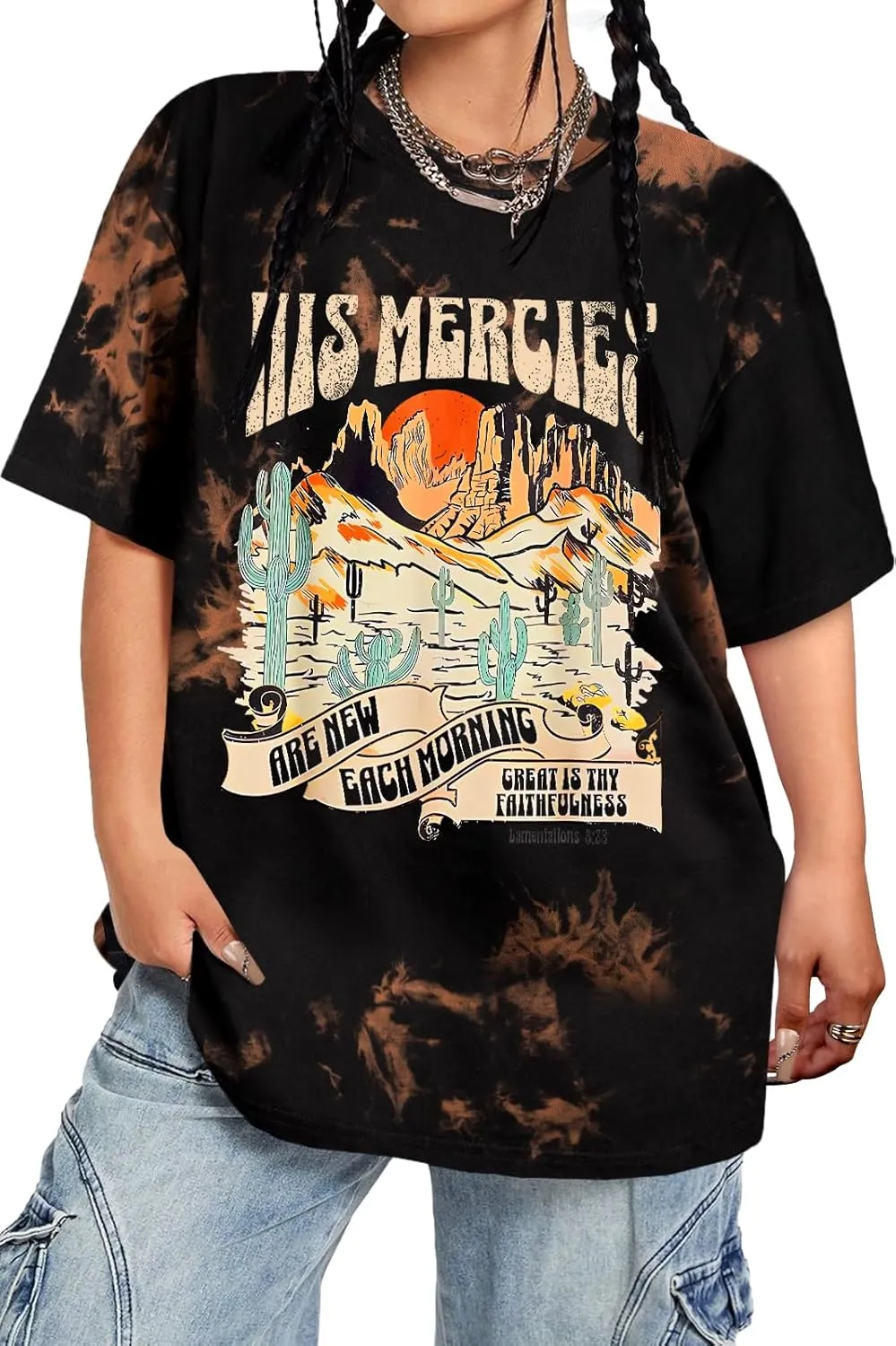 Tie Dye Shirt Women - Oversized Tie Dye T Shirt Short Sleeve Round Neck Casual Trendy Graphic Tee for Girls