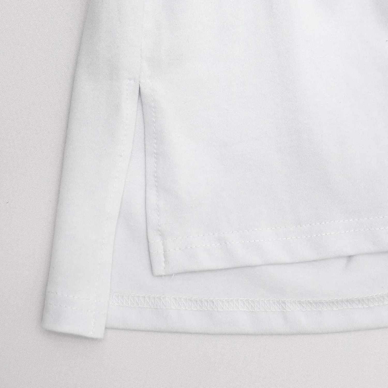 Women's Plus Size Layering Fake Top Lower Sweep Skirt, Cotton A-line Mini Skirt Half-Length Shirt Extender